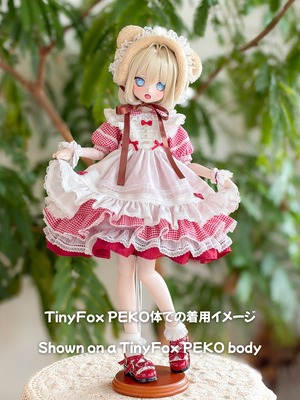 ハニベア・ピクニックセット（レッド）｜Mini Dollfie Dream ・ 1/4TinyFox PEKO・KUMAKO