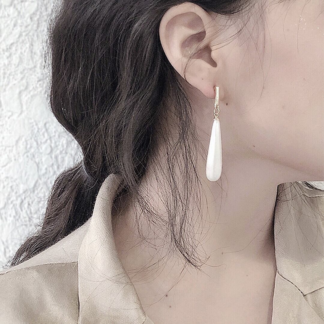 ドロップパールピアス K0171