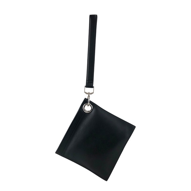 LOEWE ロエベ ポーチ ブラック ロゴ レザー vintage ヴィンテージ オールド 2w2ru5