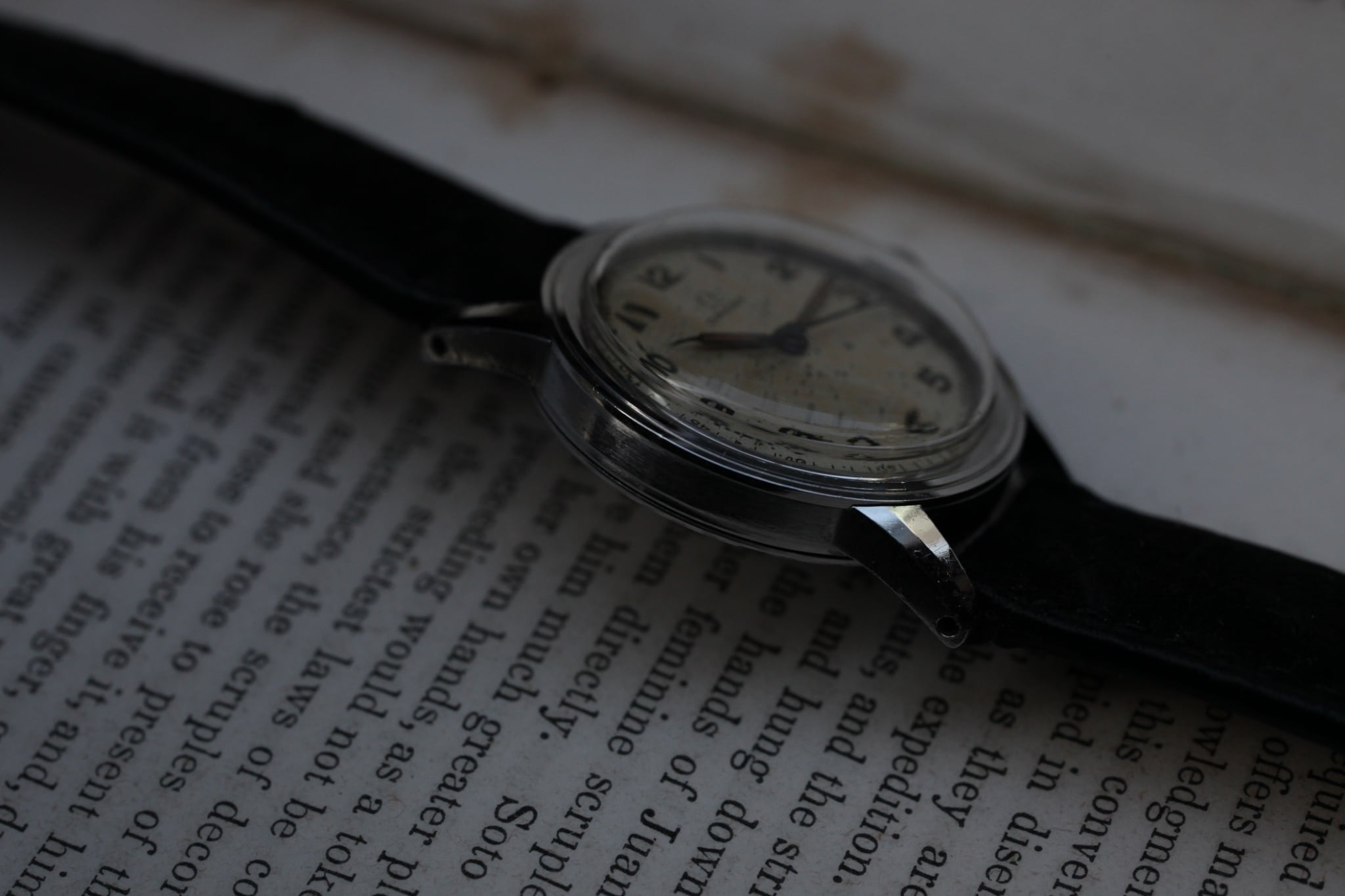 OMEGA】オメガ 1940's ミリタリーウォッチ ステップベゼル アラビア