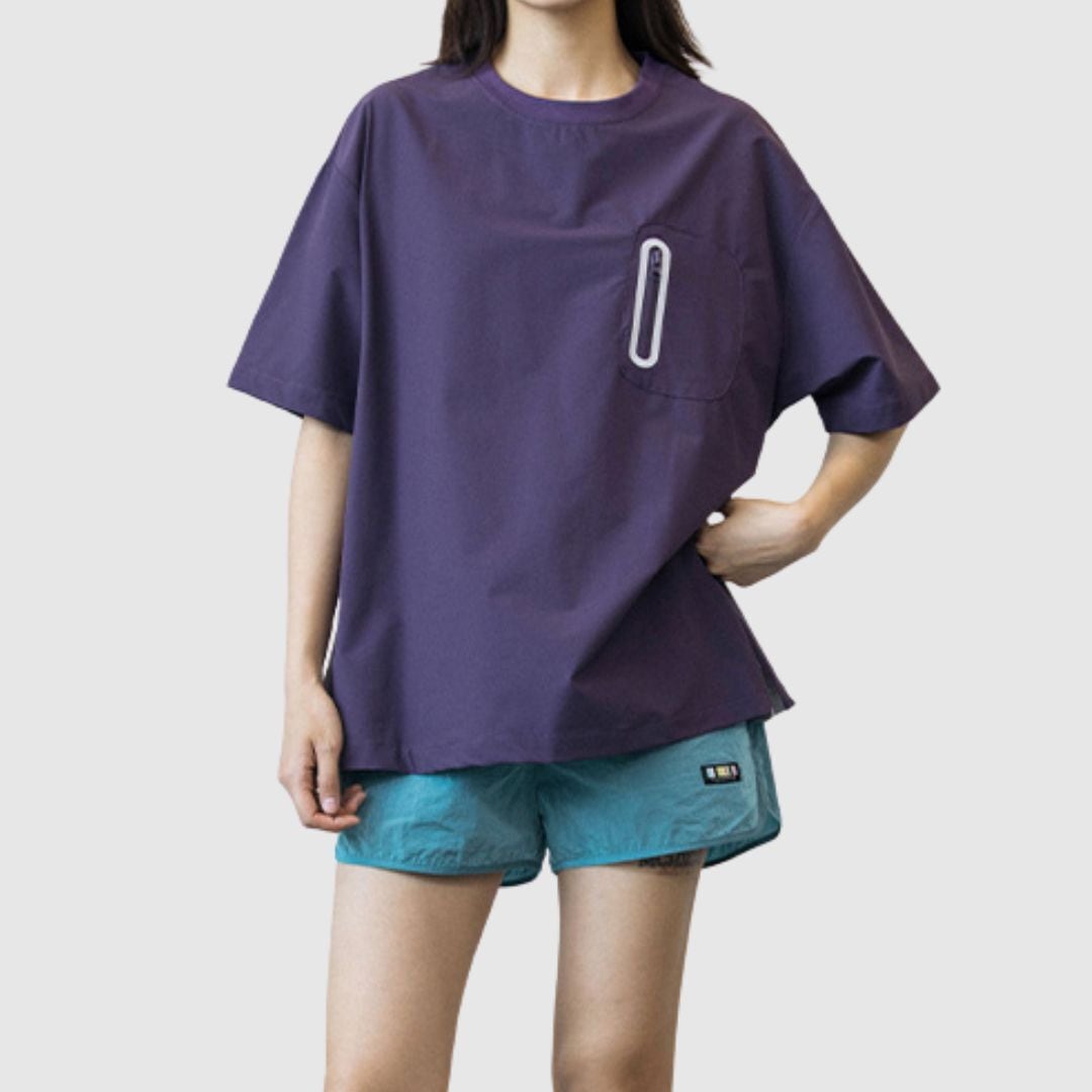 バイカラードライTシャツ H2544