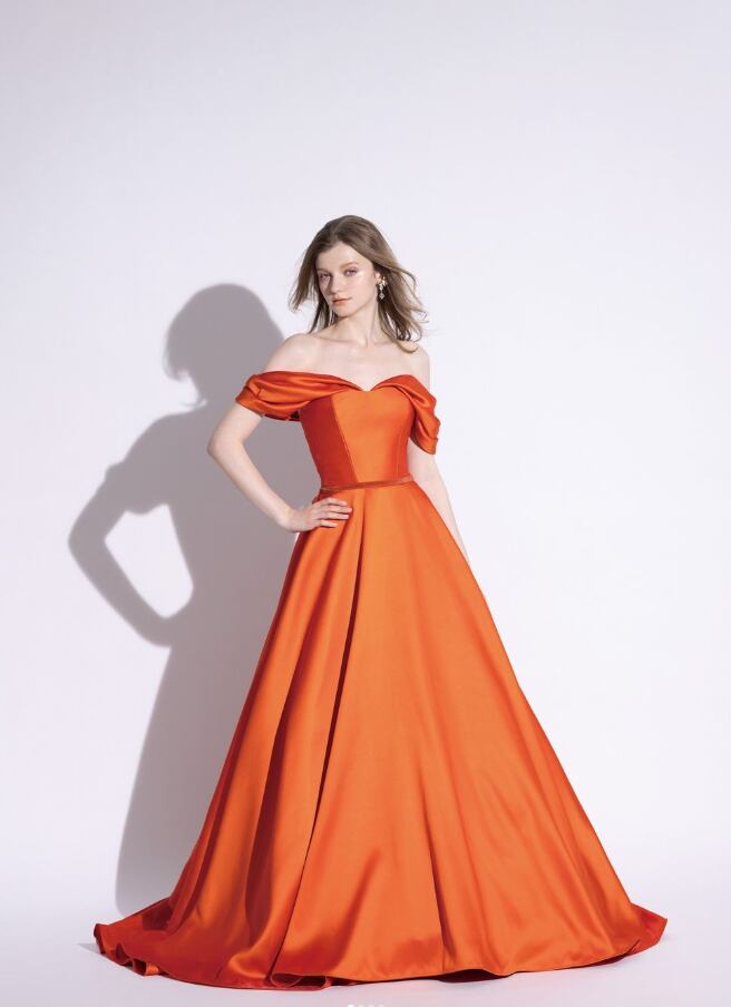 パーティードレス オフショルダー ベルト 2次会/合コン/デート  