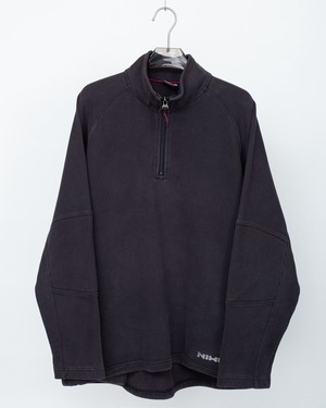 "NIKE" good fade sweat half zip pullover