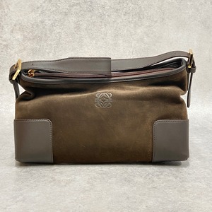 LOEWE ロエベ スエード ハンドバッグ ブラウン 6321-202203