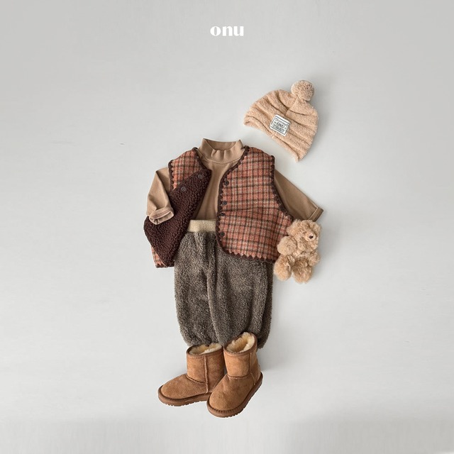 【予約】Check Dumble Vest