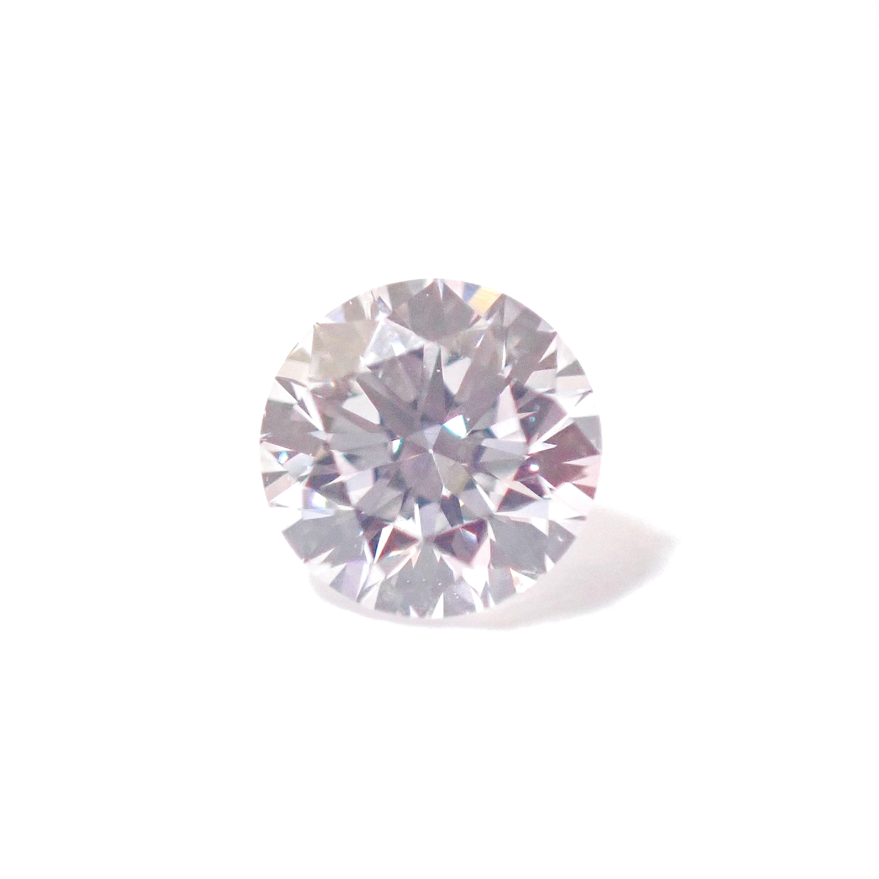 希少】 Faint Pink 0.20ct Round 3.7mm ダイヤ ダイヤモンド ルース 裸 ...