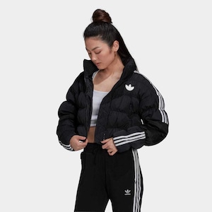 アディダスオリジナルス adidas Originals ショートシンセテックダウン パファージャケット レディース WOMEN GU1770 SHORT SYNTH TECH DOWN PUFFER JACKET BLACK