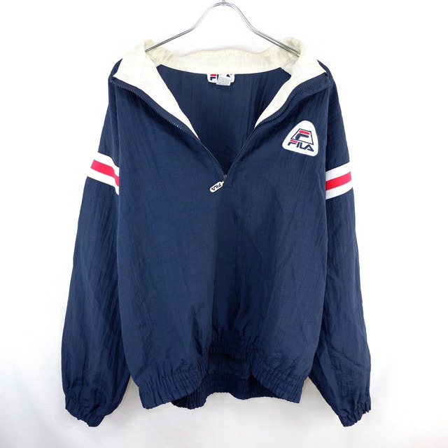 [L] FILA Pullover Nylon Jacket | プルオーバー ナイロン ジャケット