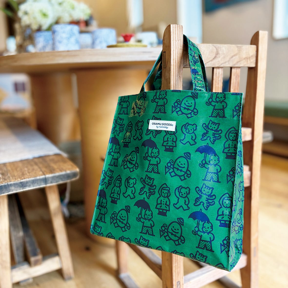 OSAMU GOODS market bag_ivory | millvalley