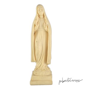 聖母マリア 樹脂製像 アイボリー 