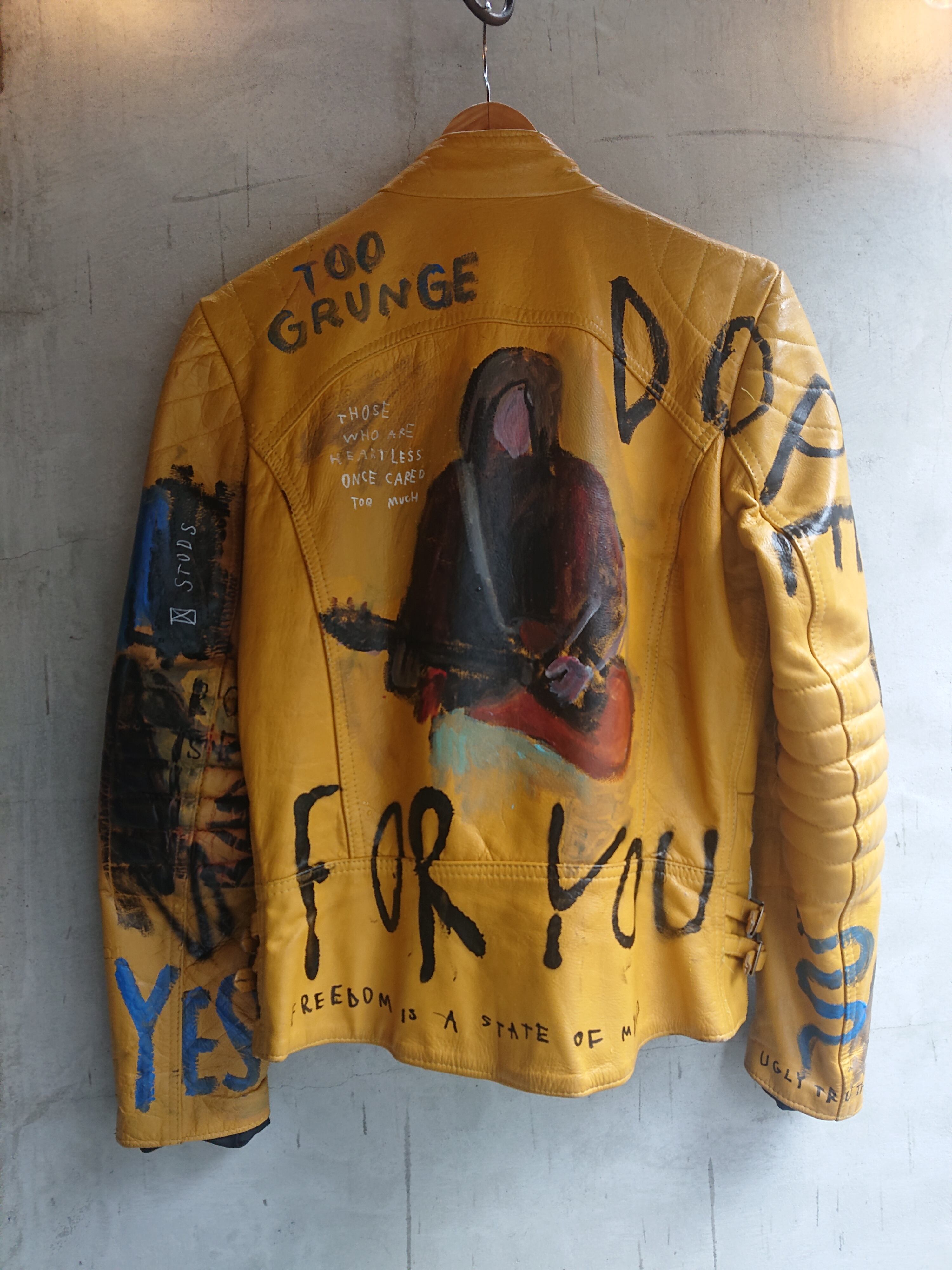guernika ART-PAINT LEATHER JACKET | BOW & ARROW WEB STORE
