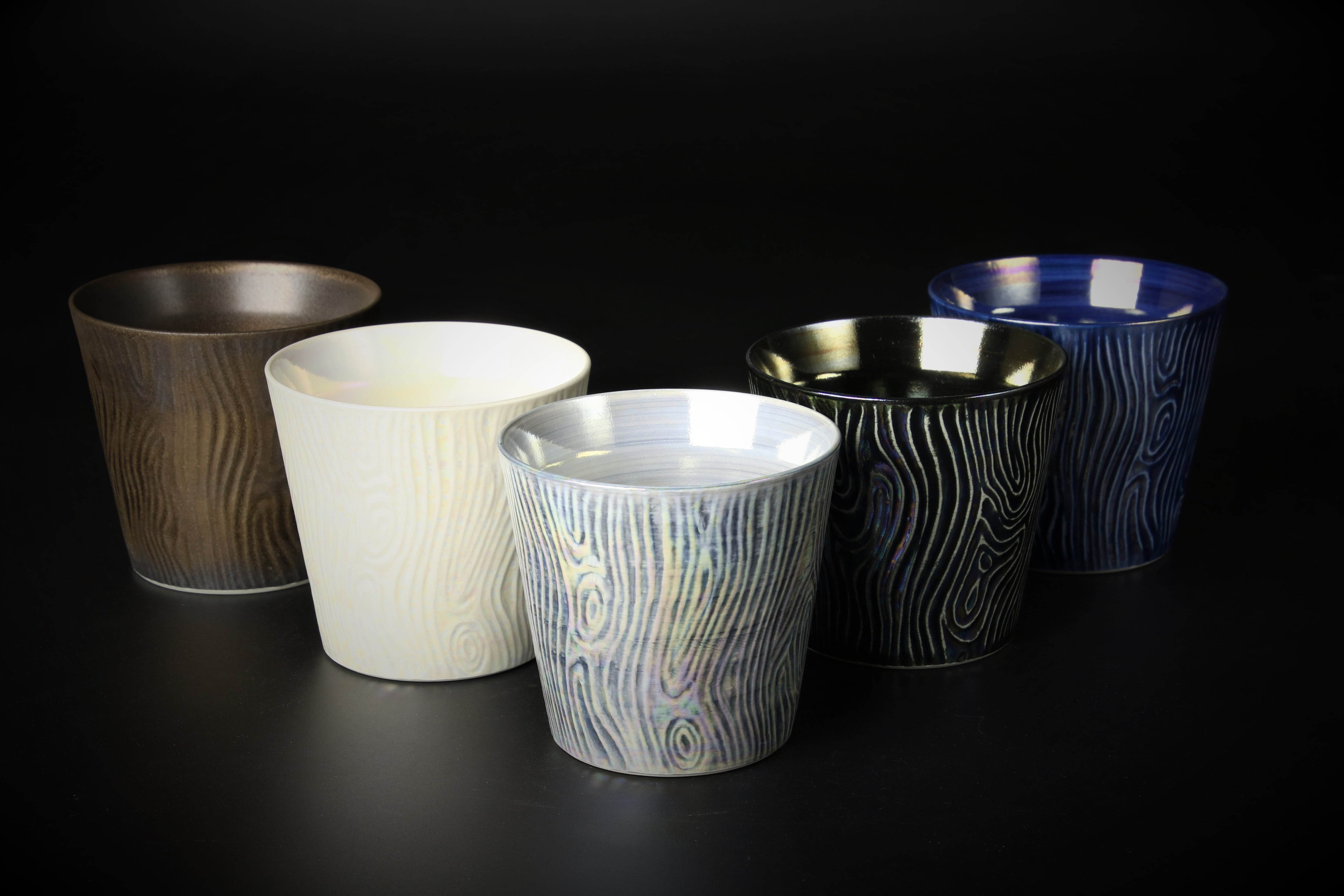 944>ラスター木目調フリーカップ 有田焼 | 陶香堂オンラインストア