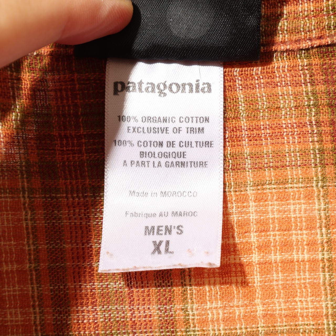 美品 XL 07年 モロッコ製 A/C Yarn Dye Shirt Patagonia ACシャツ ヤーンダイ パタゴニア