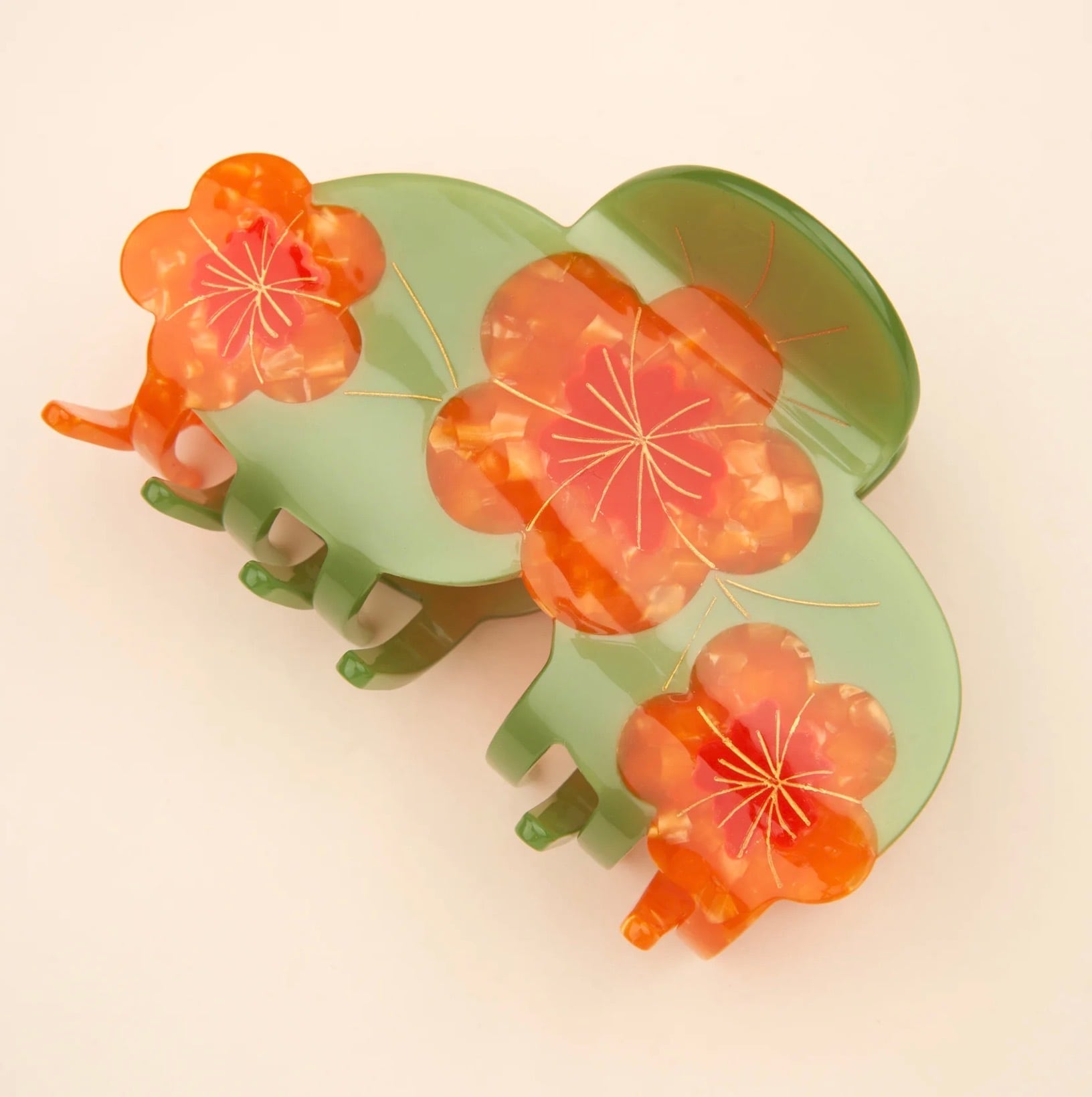 【Coucou Suzette Garden Party collection-Nasturtium hair claw-】