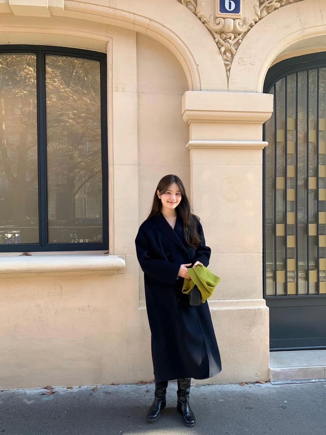 (OUNCE) cashmere over double handmade  coat / 2color