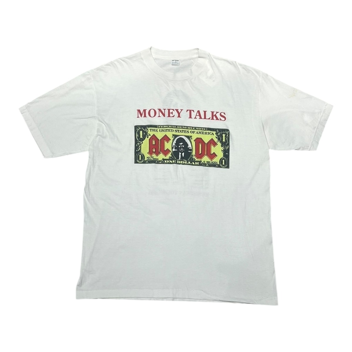 90s AC/DC Money Talks Bootleg Euro Tour 1991 Tee | UNION3 Vintage Tee