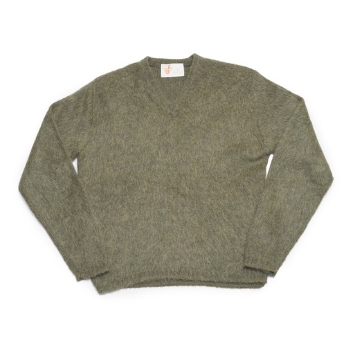 Jantzen 60sVintage MossGreenLongHairMohairKnitTops