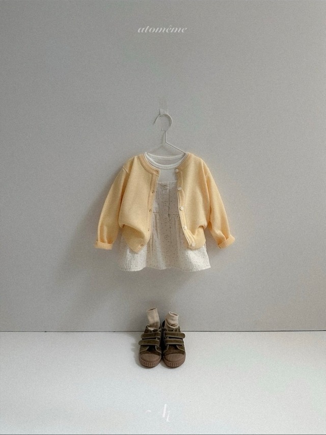 予約⌇atomeme / Color Block Knit Cardigan