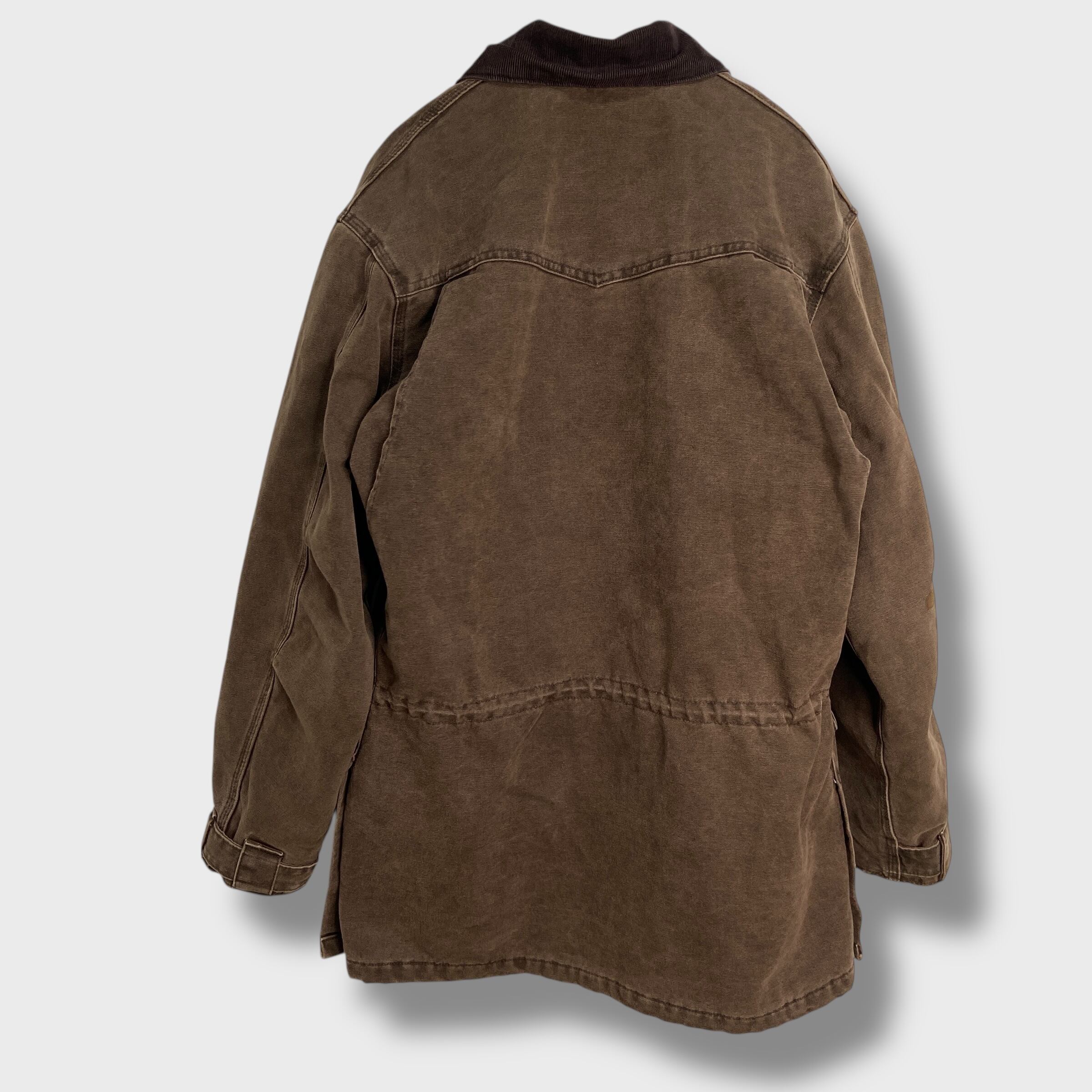 Carhartt ウエスタンヨークダックコート M相当 ブラウン | 古着屋 Uan