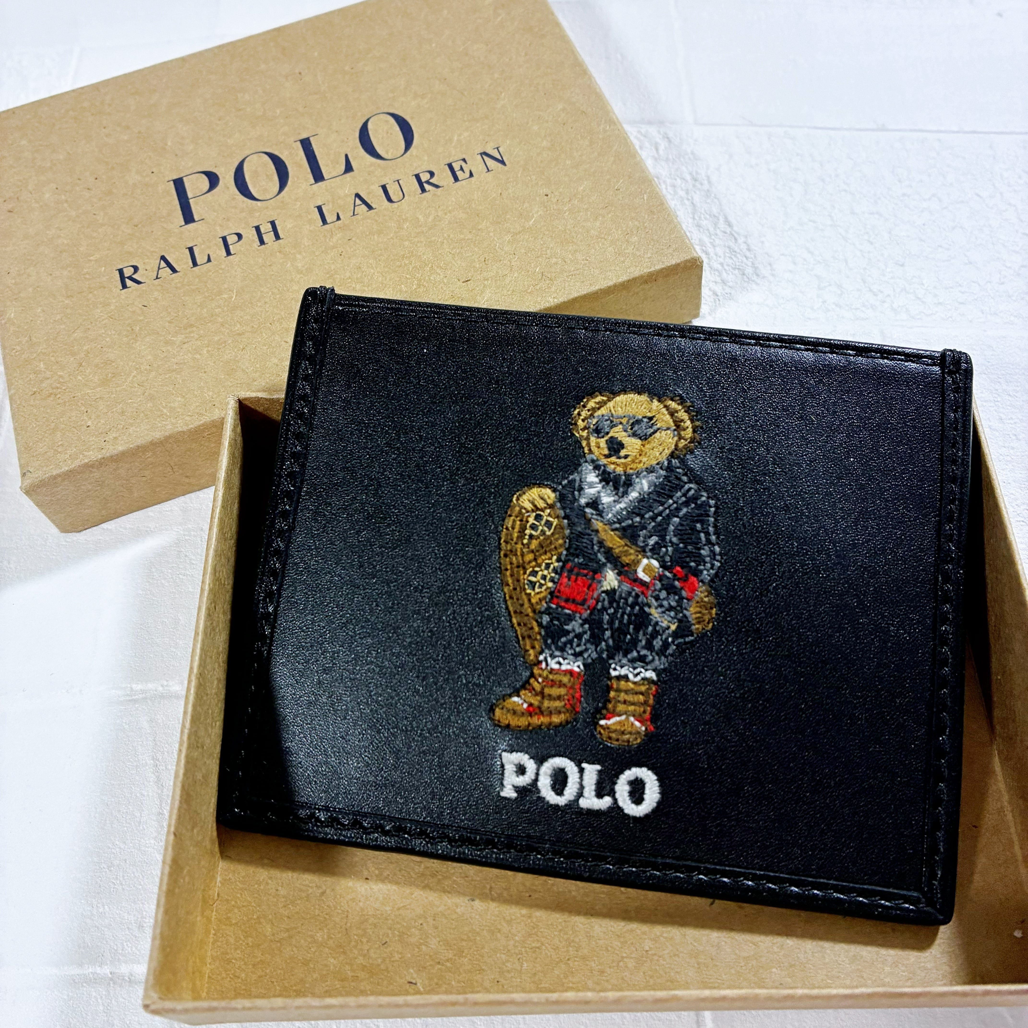 Polo Ralph Lauren ポロベア レザー カードケース 名刺入れ | It's