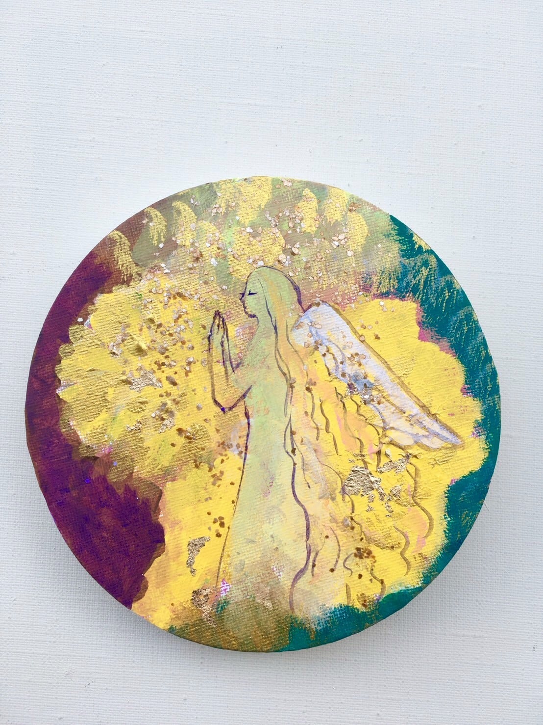 青山京古クリスタル女神の絵