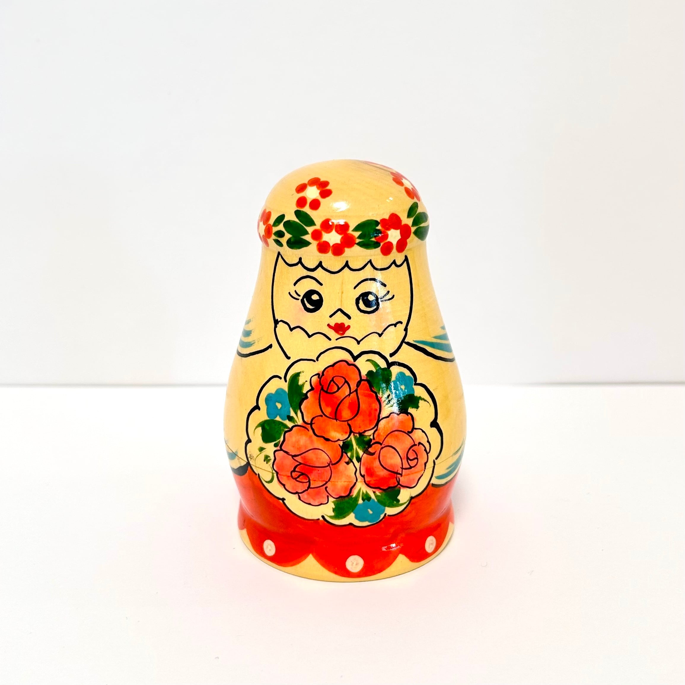 結婚 花嫁マトリョーシカ 11cm 3ピース セミョーノフ