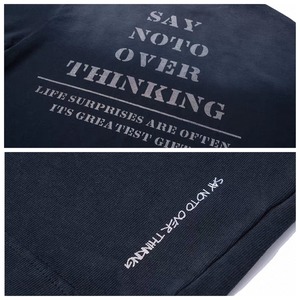 Say no back message tee 1478