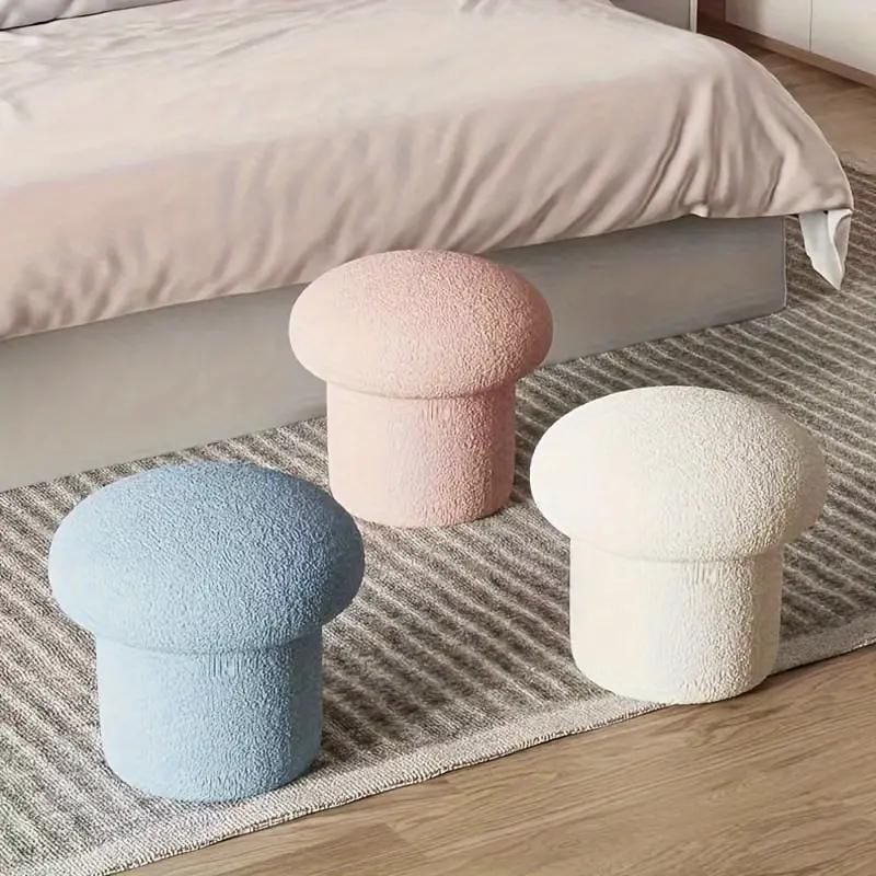 スツール 椅子 オットマン 脚置き フットベンチ きのこ マッシュルーム