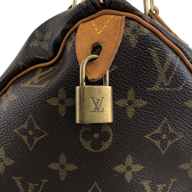 LOUIS VUITTON ルイヴィトン モノグラム ハンドバッグ ブラウン PVC/レザー ミニボストン スピーディ30 M41526 vintage ヴィンテージ オールド cdk84f