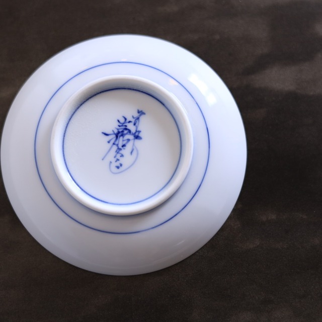 AS 三川内焼 平戸嘉久正窯　楕円皿