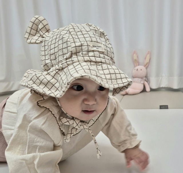 [bebeholic] bear bucket hat