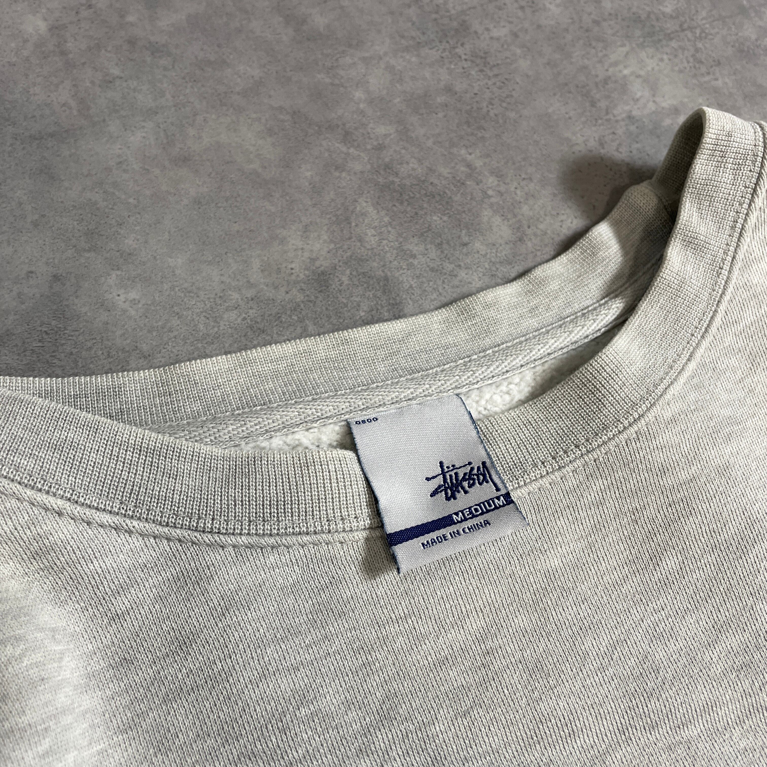 希少 90s-00s old stussy 袖ロゴ スウェット グレー | SALONE