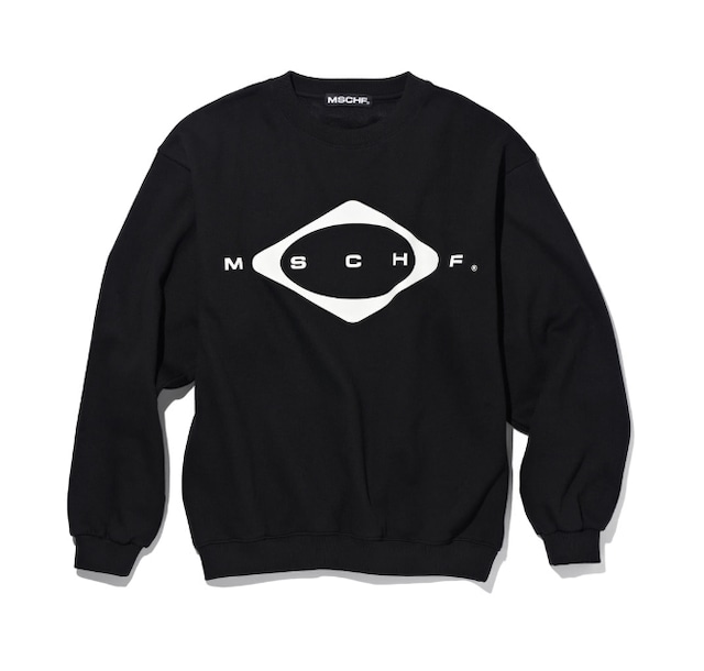 ★[MSCHF] MSCHF CREWNECK TOP_BLACK ミスチーフ 正規品 韓国ブランド 韓国ファッション 韓国代行 韓国通販 トップス