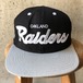 XZ603 00s 帽子 トラッカーキャップ オークランド レイダース NFL