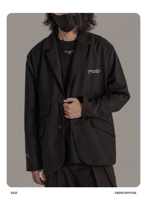 リラックスカジュアルアシンメトリースーツ