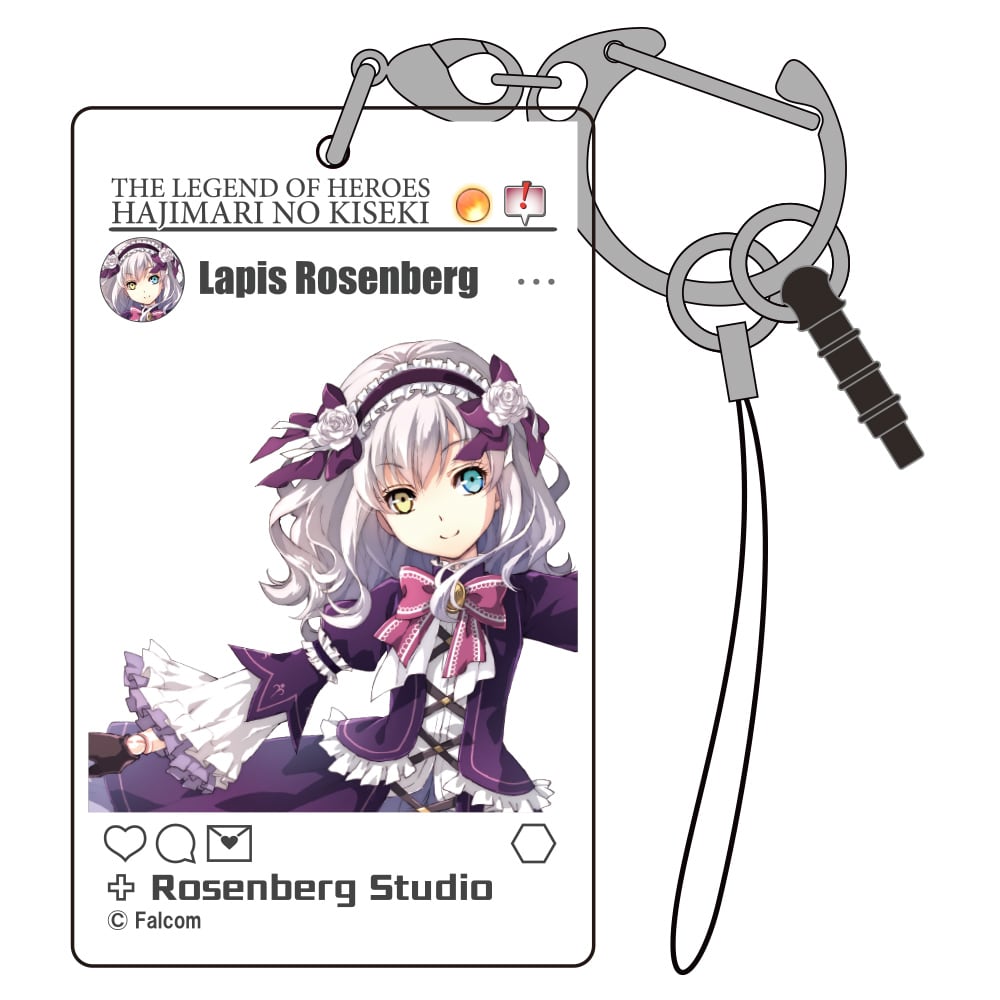 英雄伝説 創の軌跡 ラピス・ローゼンベルク SNS風アクリルキーホルダー