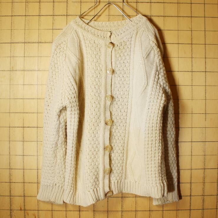 アイルランド製 Clady Knit アランニット フィッシャーマン ウール