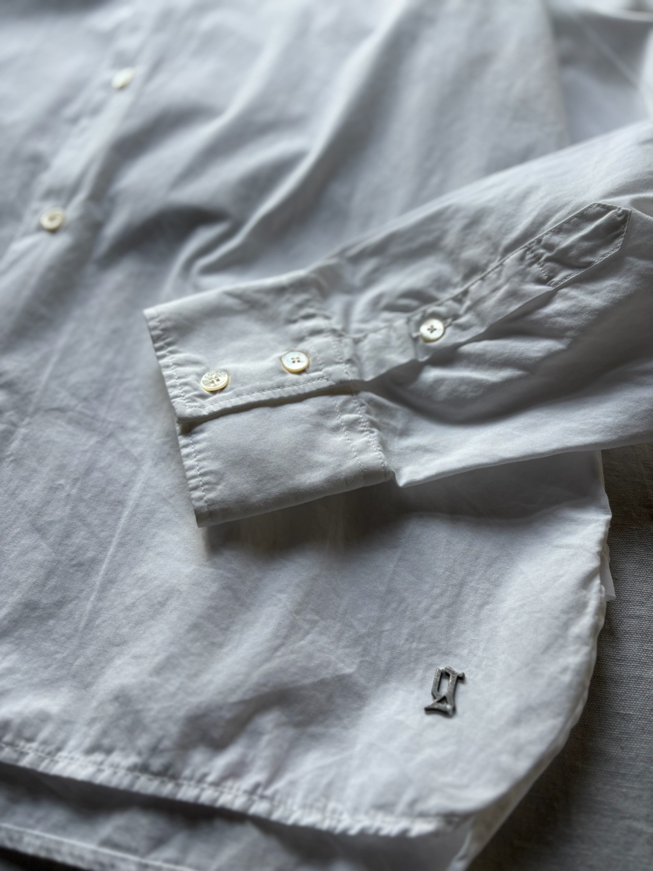 "GALLIANO" Geometric Pattern Shirt