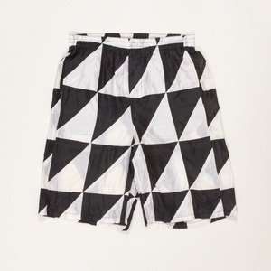Vyner Articles  New Shorts - Triangle Patchwork BLACKWHITE