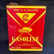 JAYES GASOLLNE缶　2ガロン　T-638