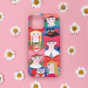 リボンの会【iphone大】ハードケースつや消し