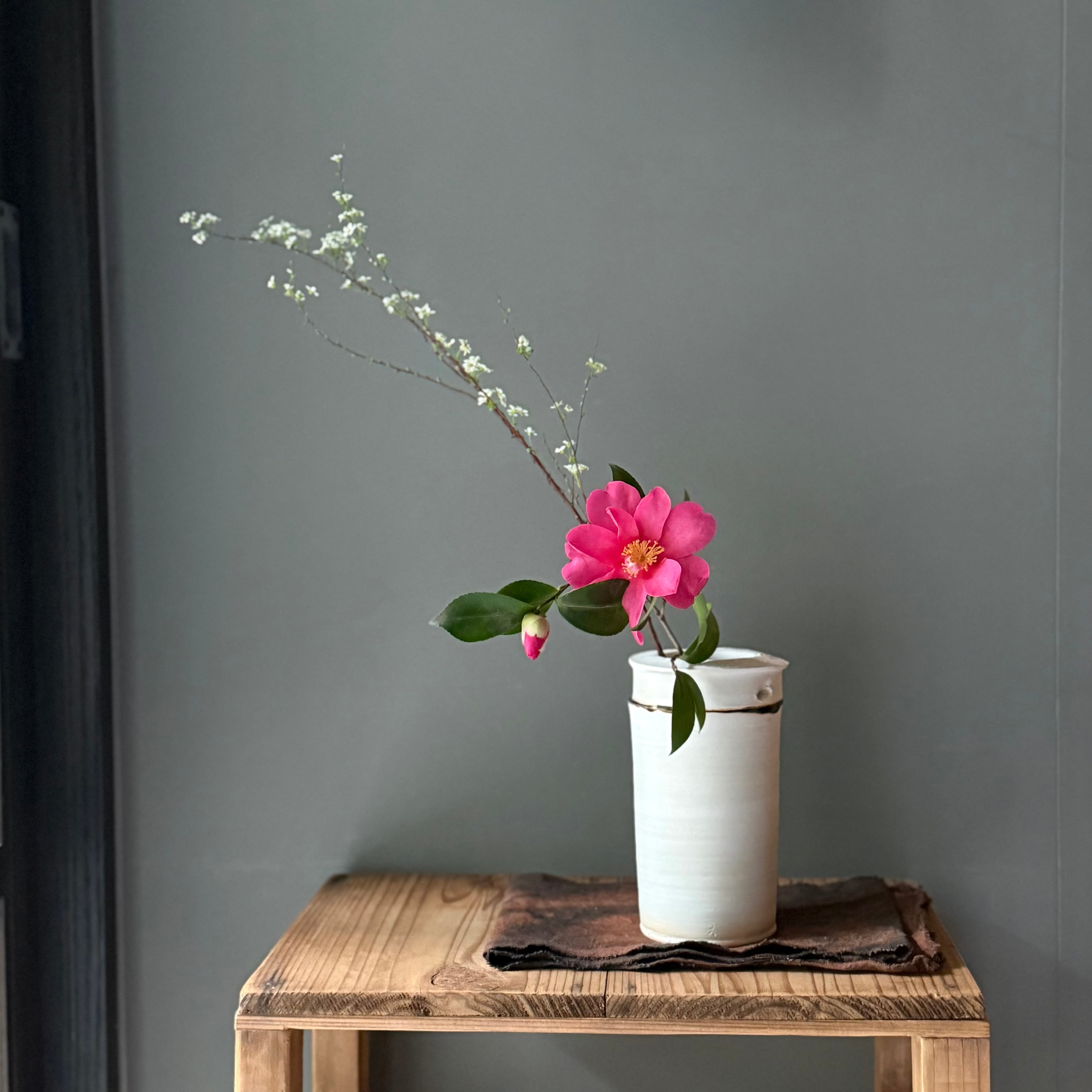 清水善行 釉着花入 | gallery 一白