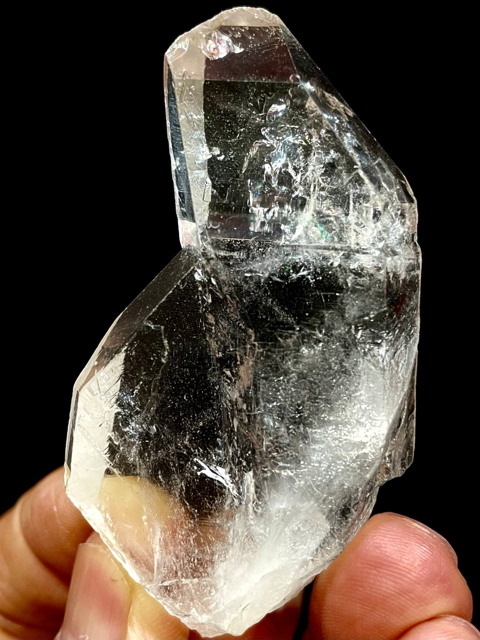 5) 珍品!完全結晶クオーツ(変わり種B)レコードキーパー