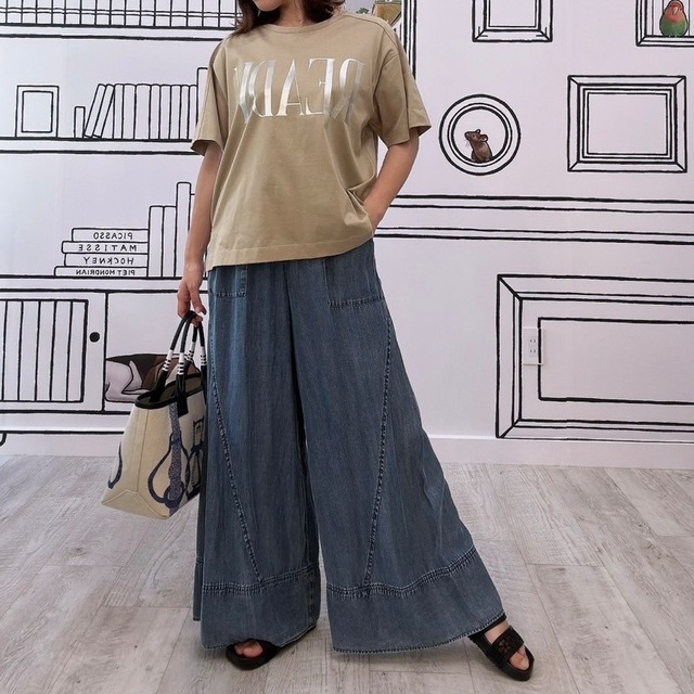 デイニテコリエ 　箔ロゴプリントT