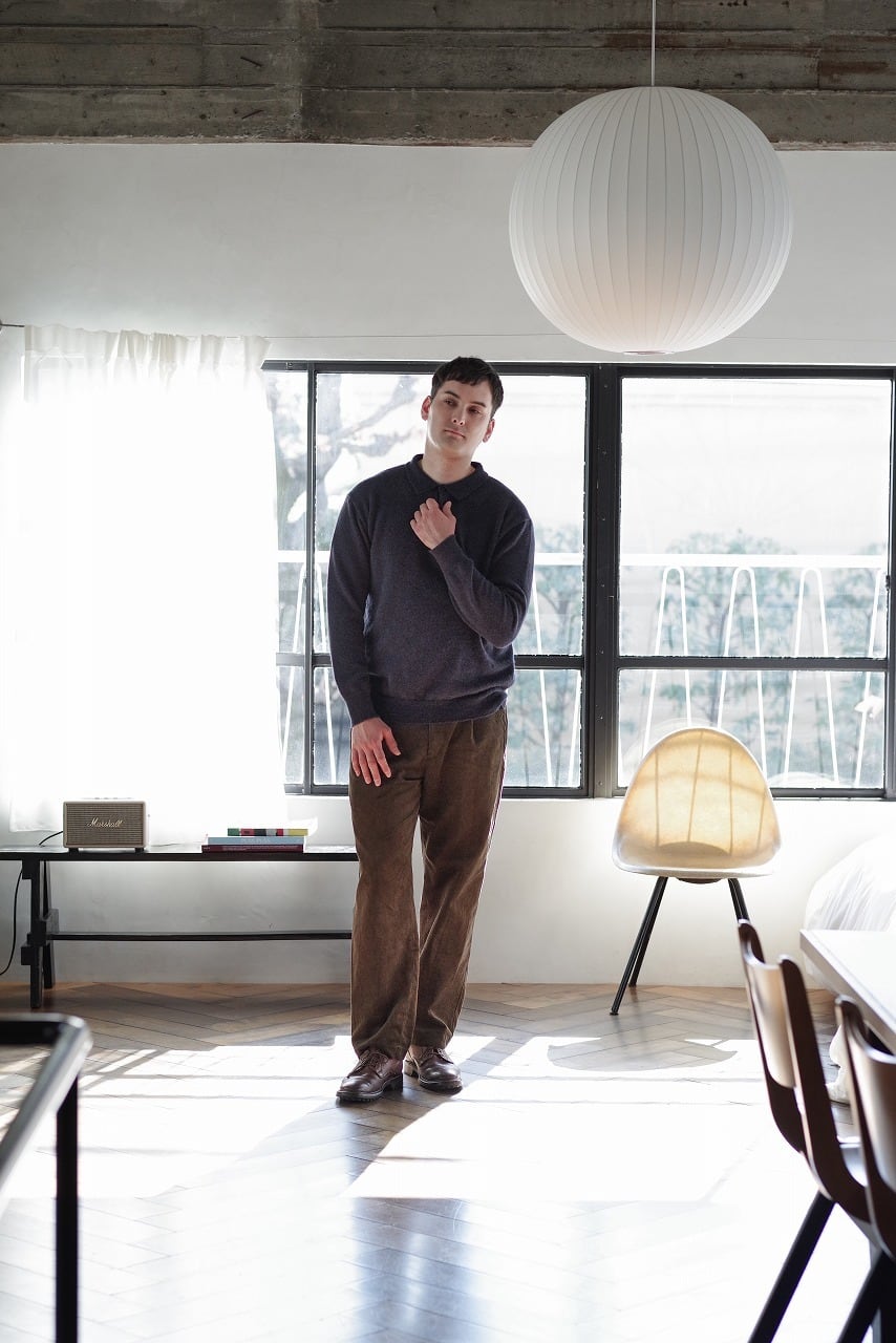 Alpaca Wool Smooth Knitted Polo