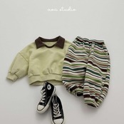 〖取寄〗韓国子供服 / 26winter / aoustudio / バター カラーMTM / キッズ服 *XS~L*
