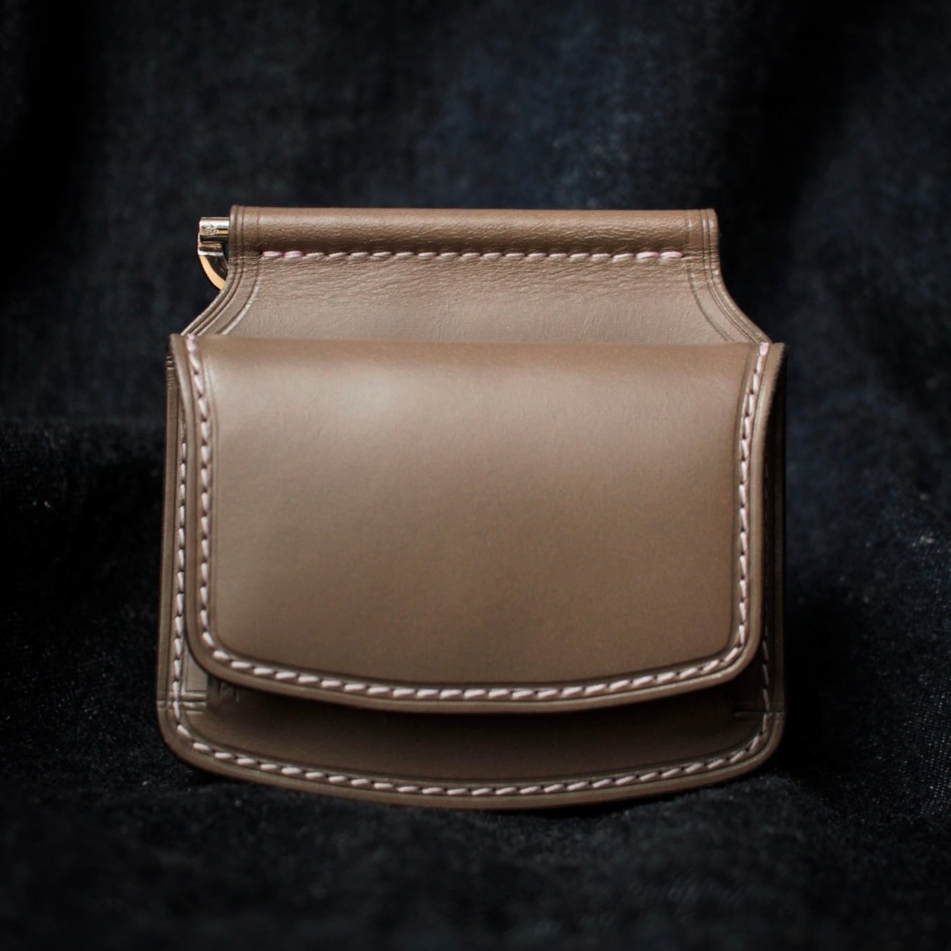 マネークリップ(グレー/ブッテーロ,ワルピエ社 ) | 6T leatherworks