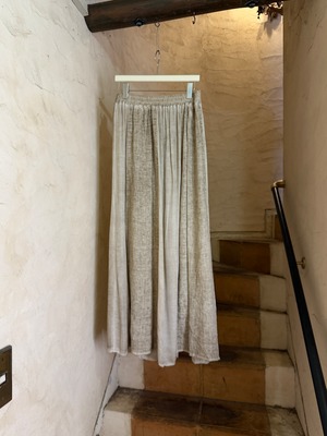 SANCTAMUERTE ｜  GATHERED MAXI SKIRT