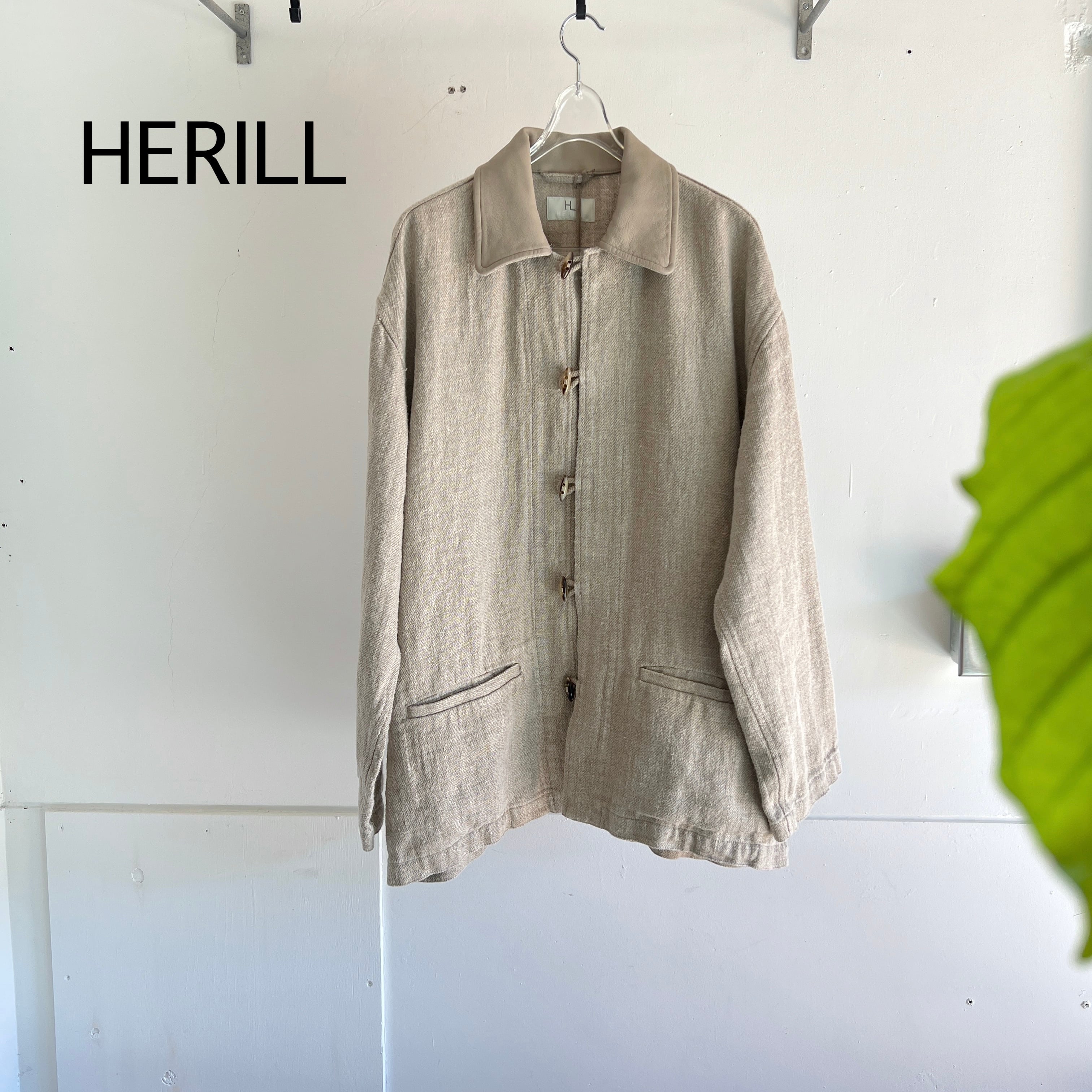 HERILL/ヘリル・Linen Duffel Jacket | a flat shop