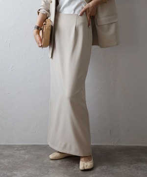 バックスリットIラインスカート【s-60377】.